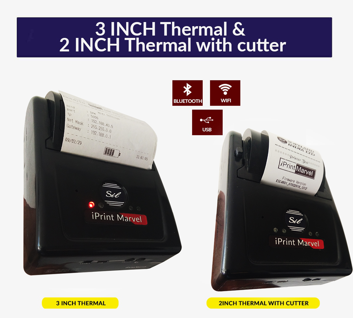 3 INCH Thermal & 2INCH Thermal With Cutter